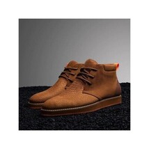 Mens Tayno Modern Chukka Boot Micro Suede Soft Comfortable Cushion Troupe Camel image 11