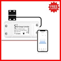 Smart Garage Door Remote Control - APP &amp; Voice Activation, Stylish White... - $724.67 MXN