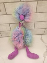 Jellycat London Rainbow Pom Pom Small Ostrich Stuffed Toy Bird - $18.00