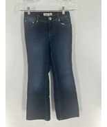 LEI Girls Gabby Lowrise Flare Adjustable Waist Blue Jeans size 12S - £11.53 GBP