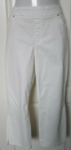 West Bound High Rise Skinny Crop Jeans size 18 White - $18.76