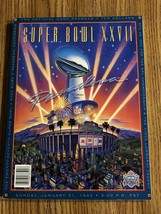 Dallas Cowboys Super Bowl XXVII program MINT Buffalo Bills 1993 Pasadena, Ca NFL - £39.79 GBP
