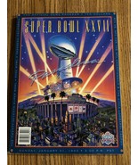 Dallas Cowboys Super Bowl XXVII program MINT Buffalo Bills 1993 Pasadena... - $49.90