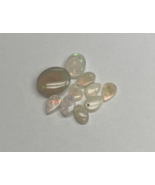 Lot 10 Assorted Opals Iridescent White Small - £31.15 GBP