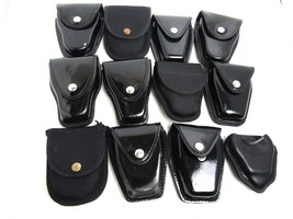 Mixed Lot of 12 Used Handcuff Pouch Holder Duty Tactical - Black - £22.87 GBP