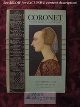 Rare Coronet December 1937 Frank Lloyd Wright Meyer Levin Taliesin - £13.81 GBP