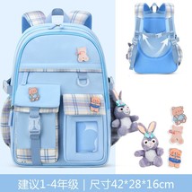 New 3 Pcs Sets Purple Colour Children&#39;s School Backpack Kawaii Women&#39;s Backpack  - £57.76 GBP