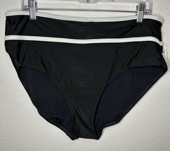 Old Navy Women’s Black White Line Swim Bottoms Size XXL - $248.68 MXN
