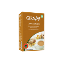 Girnar Ginger Chai Instant Tea Premix With Ginger, Single Serve (10 Sachets) - £12.81 GBP