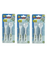 Playtex Toy Story Utensils Set Shallow bowl on spoon makes removing food... - $10.88 CAD+
