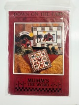 MUMM&#39;S THE WORD &quot;Down On The Farm&quot; Applique Pattern Wall Quilt Pattern - £8.64 GBP