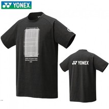 YONEX 25S/S Unisex Badminton T-Shirts Sports Casual Top Tee Dark Gray YO... - $44.01