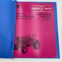 John Deere 140 Hydrostatic Tractor Operator&#39;s Owners Manual Book Guide - £15.10 GBP