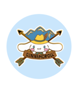 Hello Kitty Sanrio Enamel Pin: Cinnamoroll Camp Logo - $27.21 CAD