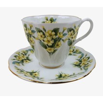 Royal Albert Tea Cup Saucer Set Dainty Dina Series Prudence Yellow Floral  - £18.77 GBP