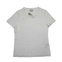NWT J.Crew Relaxed Short-sleeve Cashmere T-shirt in Snow White Sweater S - £56.77 GBP