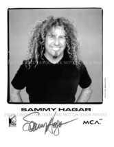 Sammy Hagar Autographed 8x10 Rp Photo Incredible Performer Red Rocker - £12.57 GBP