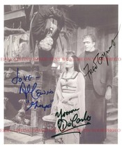 The Munsters Cast Signed Autographed 8x10 Rp Photo All 3 Fred Gwynne Monsters - £15.71 GBP