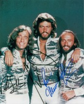 The Bee Gees Autographed Autogram 8x10 Rp Photo Barry Robin Maurice Gibb Disco - £14.84 GBP