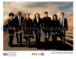 Fringe Full Cast Autographed 8x10 Rp Photo Anna Torv John Noble Joshua Jackson - £11.87 GBP