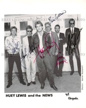 Huey Lewis And The News Autographed 8x10 Rp Photo Great Classic Rock - £15.79 GBP