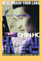 Hawaii Five O Cast Hand Signed 20x13 Photo Poster Sdcc Grace Park Daniel Dae Kim - £335.84 GBP