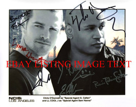 Ncis Los Angeles Cast Signed 8x10 Rp Photo BY7 Ll Cool J O&#39;donnell Danielle Ruah - £15.17 GBP