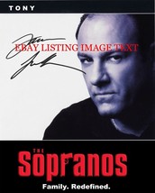 James Gandolfini Autographed Autograph 8x10 Rp Photo Tony Soprano The Sopranos - £15.72 GBP