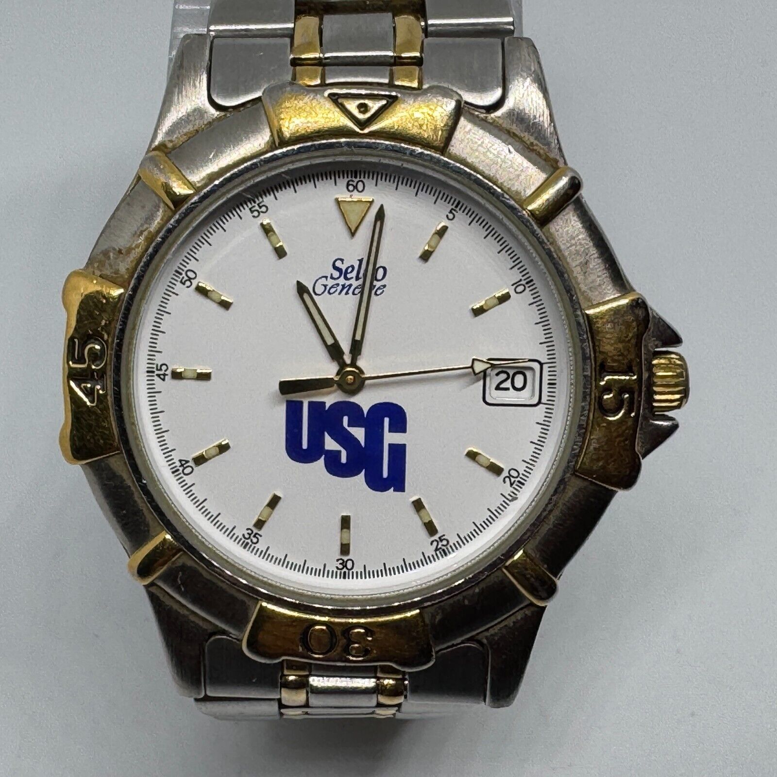 VTG Selco Geneve Quartz Watch USG Men Dual and 46 similar items