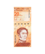 Banknotes (1) Venezuela 2021 20 Bolivar Digitals Note New Uncirculated - $9.50 CAD