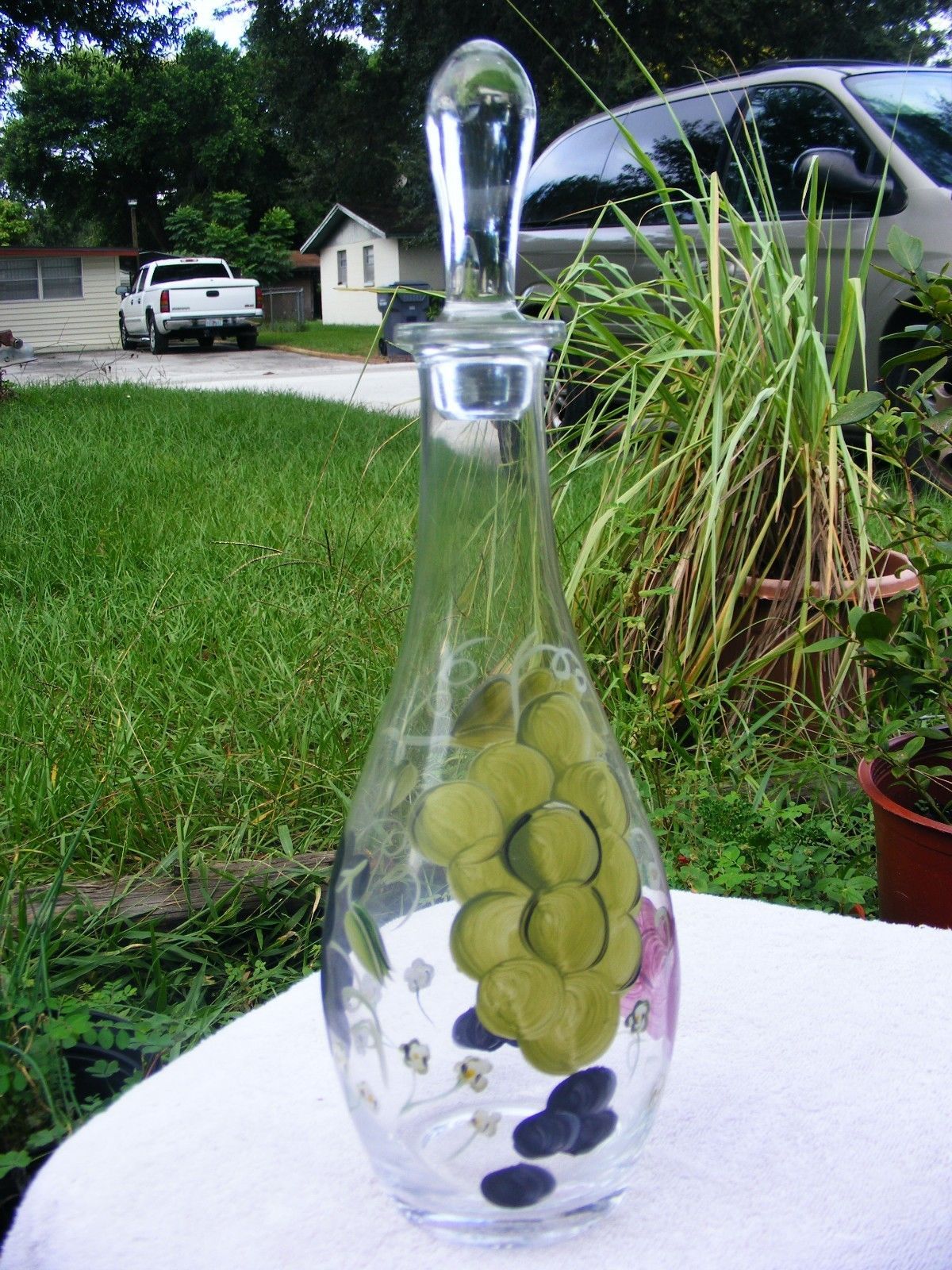 Primary image for Hand Painted Wine Decanter