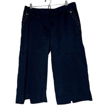 Izod XFG Capri Pants Black Woman&#39;s Size 6 Stretch / S&#39; Etirer Zipper Poc... - £14.15 GBP