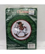 Gallery Of Stitches Christmas Bucilla Bear And Hobby Horse Counted Cross... - €15,15 EUR