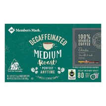 Member&#39;s Mark Decaffeinated Colombian Coffee 80 to 240 Keurig K cups FRE... - £41.47 GBP+