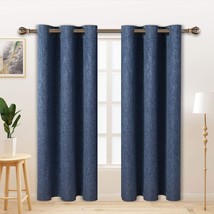 Lordtex Linen Look Textured Blackout Curtains With Thermal, 40 X 72 Inches. - £44.84 GBP