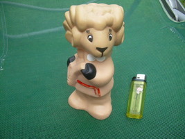 Vintage USSR Soviet Russian Rubber Toy Lamb Plays Balalaika About 1972 - £24.74 GBP