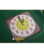 Vintage Soviet Russian Ussr  Time Learning Clock 1970 - $27.06 CAD
