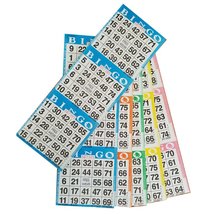 Bingo Paper Game Cards - 3 cards - 5 sheets - 100 books of 5 sheets - £15.44 GBP