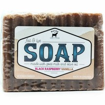 Bates Family Farm Black Raspberry Vanilla Fat and Lye Soap Goat Milk Oli... - $9.40