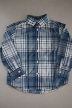GYMBOREE Boys Long Sleeve Cotton Button Down Shirt size S (5-6) - $12.86
