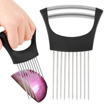 Stainless Steel Vegetable Cutter Onion Slicer Holder Lemon Cutter For Slicing Fo - $8.99