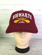 Harry Potter Hogwarts Alumni Logo Retro Look Adjustable Strapback Hat Cap Adult - £19.38 GBP