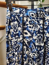 Robert Louis Women Blue Polyester Mid Rise Comfort Waist Casual Trouser Pant M - £30.02 GBP