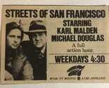 Streets Of San Francisco Tv Print Ad Vintage Karl Malden Michael Douglas... - $8.90