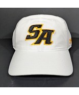 White Athletic Hat SA Logo Santa Ana Black and Gold Pro Shape Under Armo... - $27.64 CAD