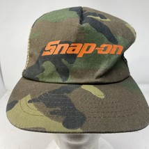 Snap-On  Swingster Camouflage Hat Snap Back Cap Mesh Made In USA Read - $16.82