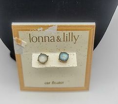 Lonna &amp; Lilly Gold-Tone Stone Jacket Earrings - £8.65 GBP