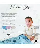 Quinn St. Ultra-Soft &amp; Luxurious Newborn, Baby, Toddler Bamboo/Spandex F... - £31.00 GBP