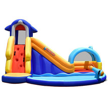Inflatable Bouncy House with Slide and Splash Pool without Blower - Color: Multi - $9,133.41 MXN