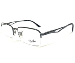 Ray-Ban Eyeglasses Frames RB6163 2507 Gray Rectangular Half Rim 52-19-140 - £36.61 GBP